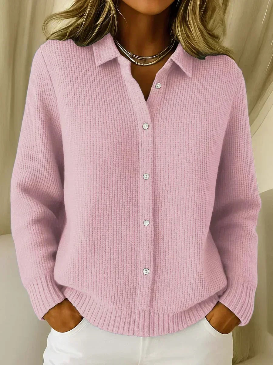 Camille™ | Textured Button-Up Cardigan