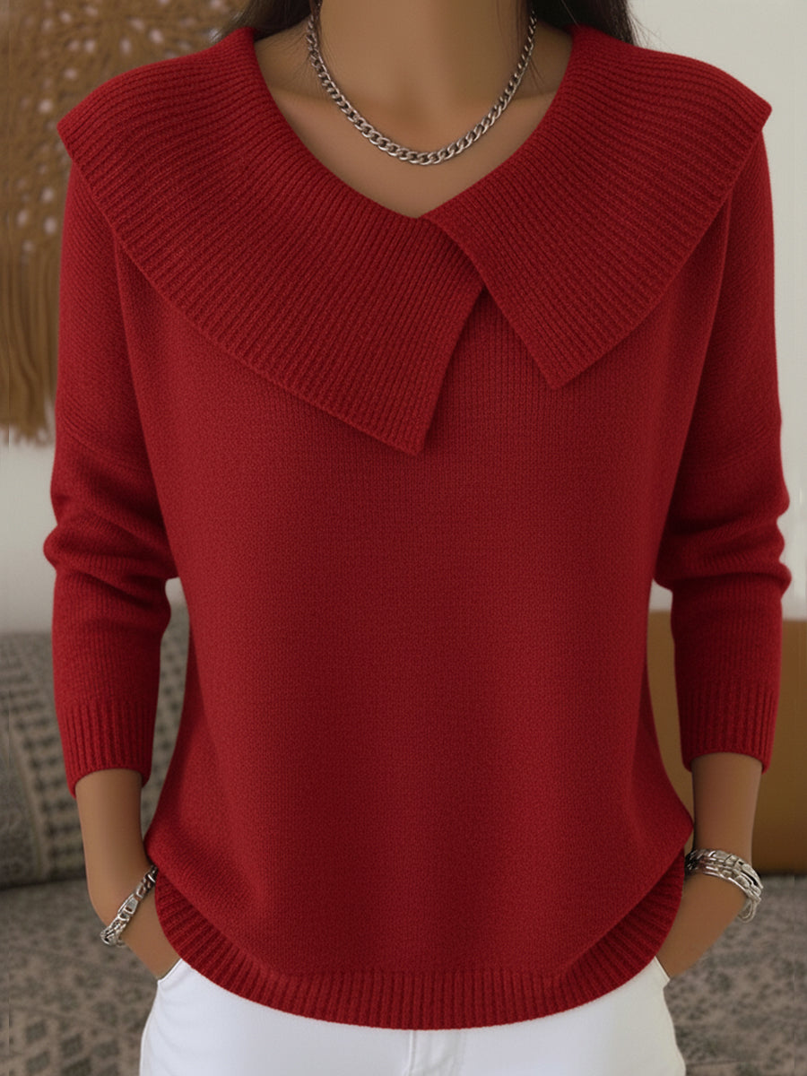Sunnora™ | Sweater with Collar