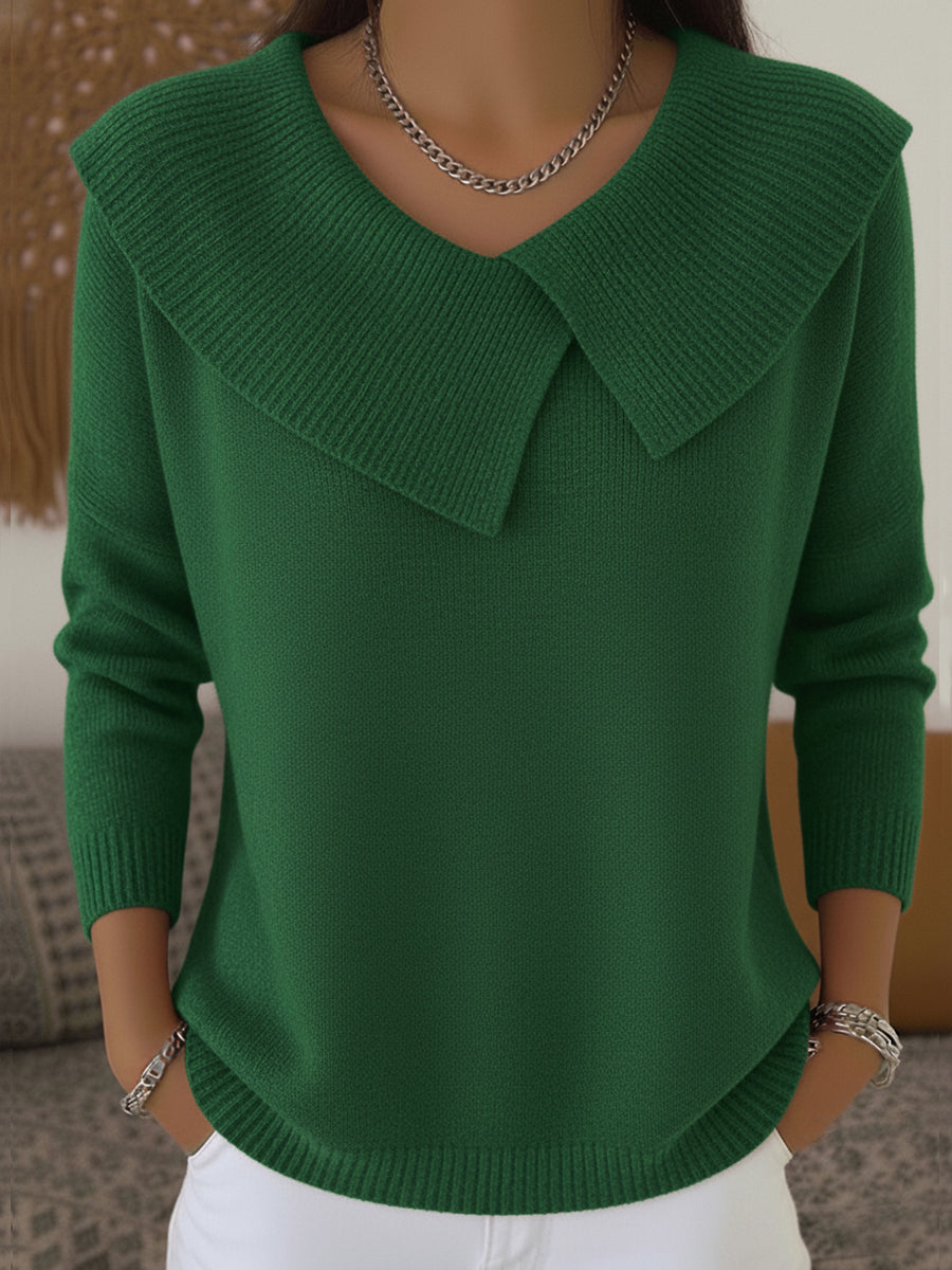 Sunnora™ | Sweater with Collar