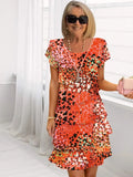 Clarissa | Elegant Comfort Ruffle Dress