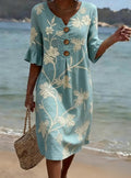 Camila™ | Chic Floral Print Dress