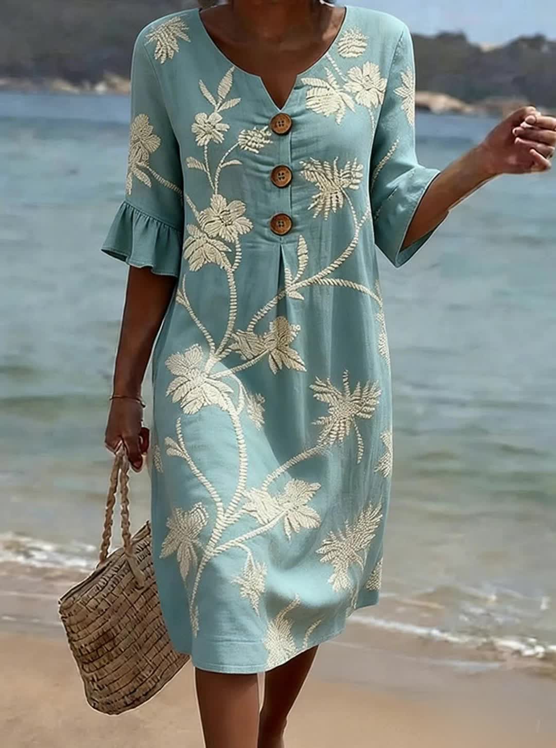 Camila™ | Chic Floral Print Dress