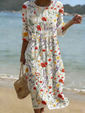 Christina | Floral Flower Print Dress