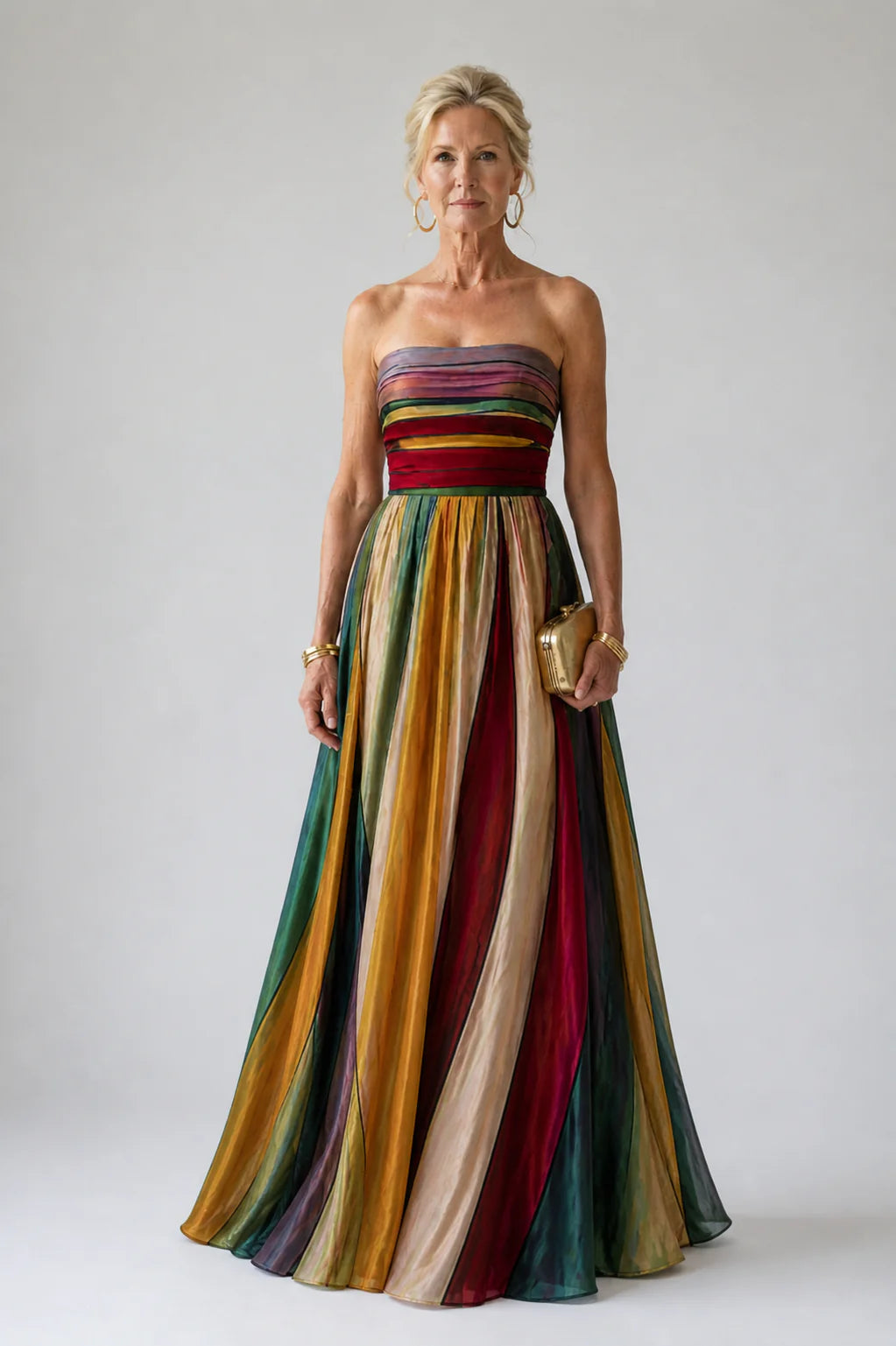 Claire | Effortless Strapless A-Line Dress