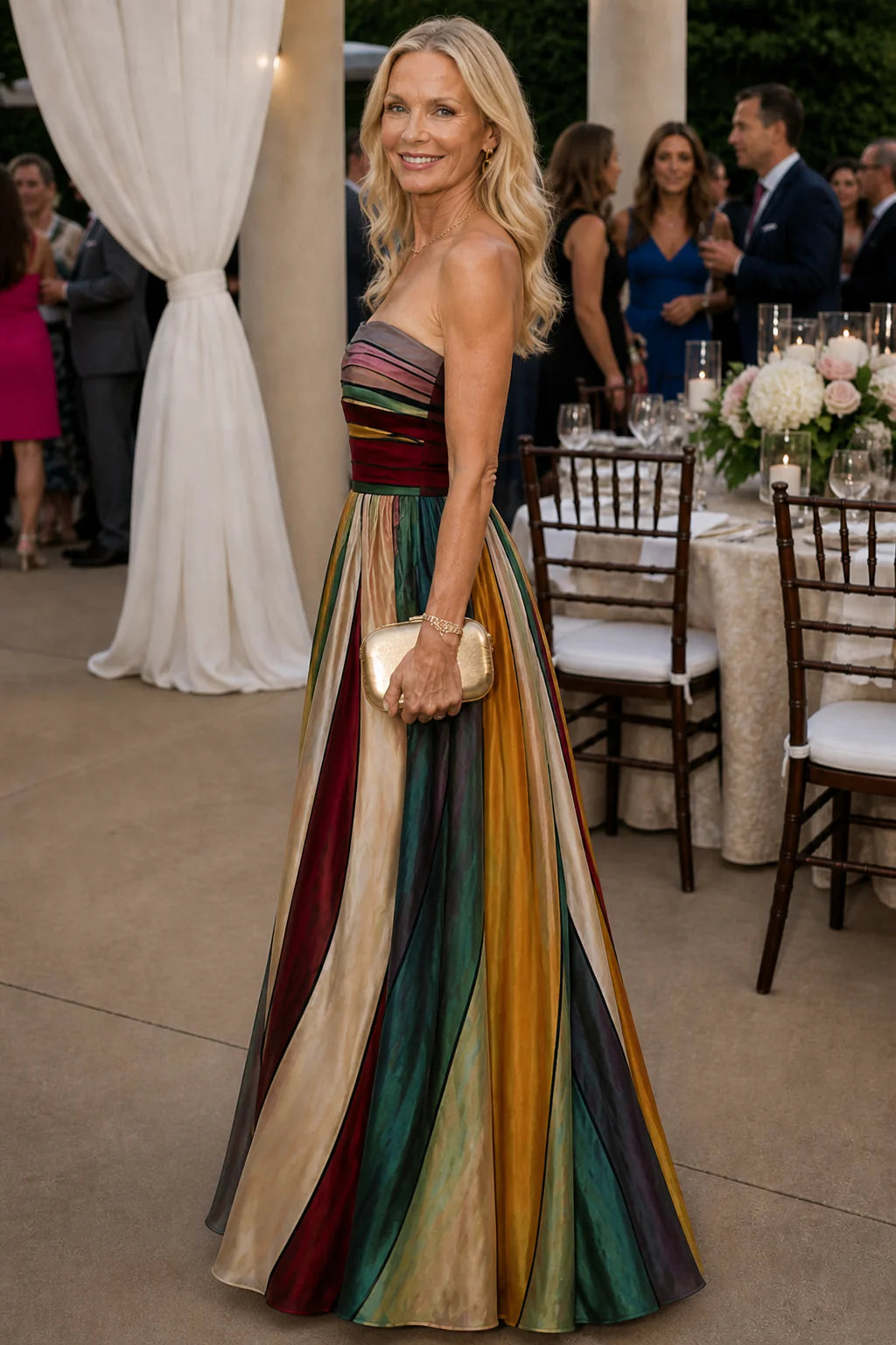 Claire | Effortless Strapless A-Line Dress