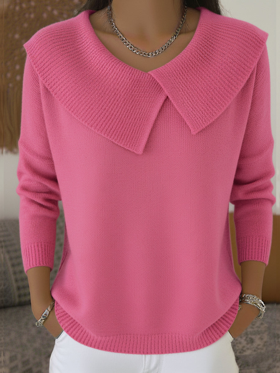 Sunnora™ | Sweater with Collar