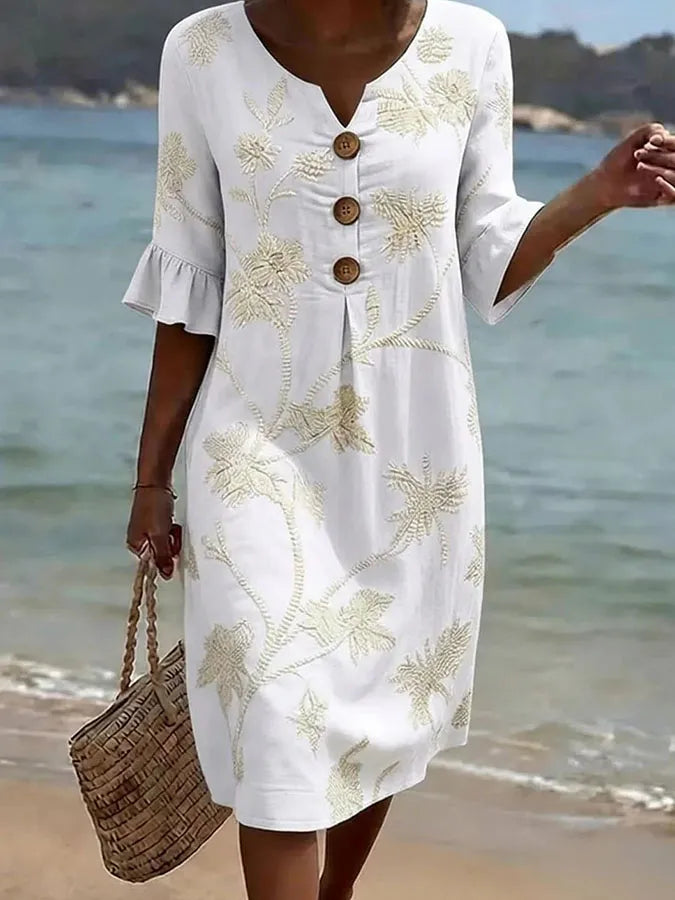 Delilah™ | Chic Floral Print Dress