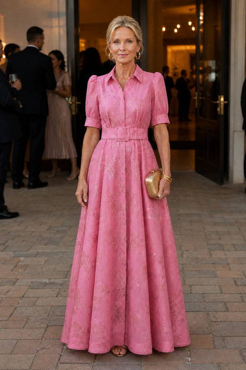 Eleanor & Rose™ | Belted Floral Maxi Dress