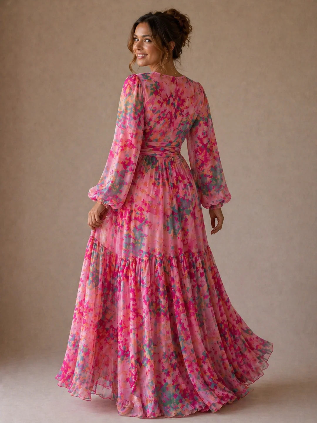 Eleanor | Wrap Dress with Floral Print