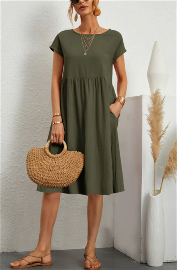 Elowen | Tummy Covering Summer Dress