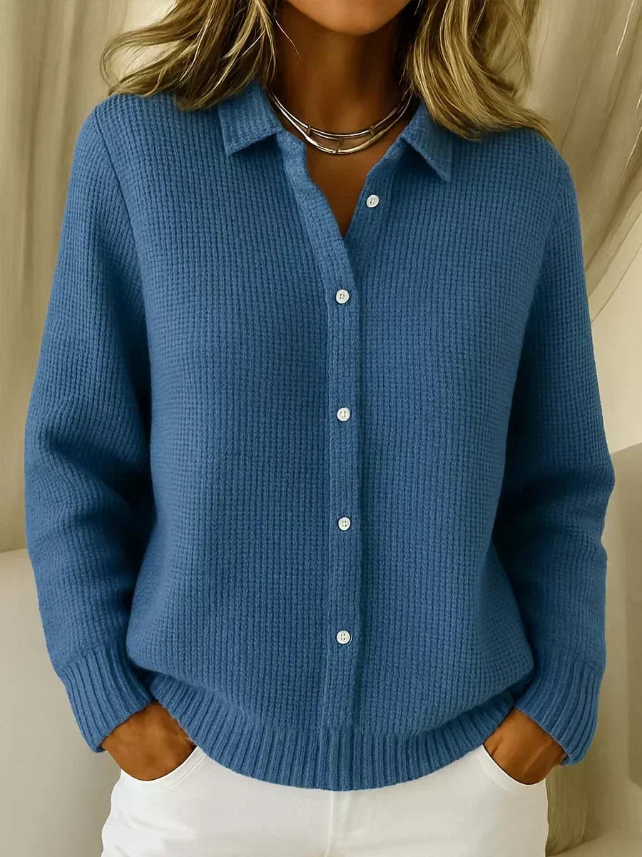 Camille™ | Textured Button-Up Cardigan