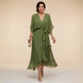 Monica | Elegant V-Neck Dress