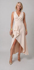 Laura |Midi Wrap Dress with V-Neck