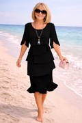 Patricia | Elegant Comfort Ruffle Dress