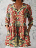 Lea | Long Blouse with V-Neck