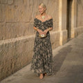 Madison | Elegant Botanical Dress