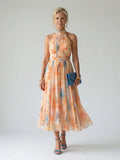 Eleanor | Soft Halter Midi Dress Regular