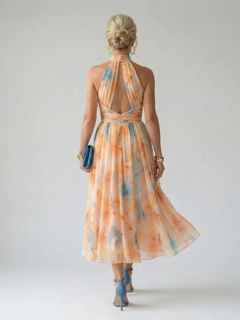 Eleanor | Soft Halter Midi Dress Regular