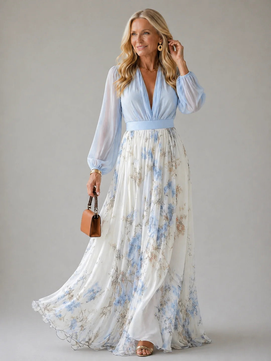 Peniel | Elegant Floral Maxi Dress