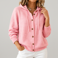 Brenda™ | Button Cardigan Hoodie