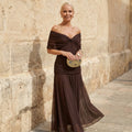 Reagan | Elegant Brown Dress