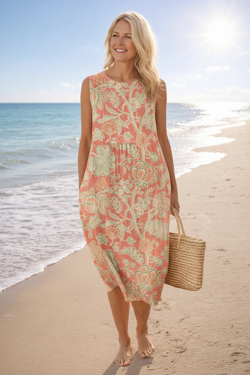 Beth | Lightweight sleeveless summer dress