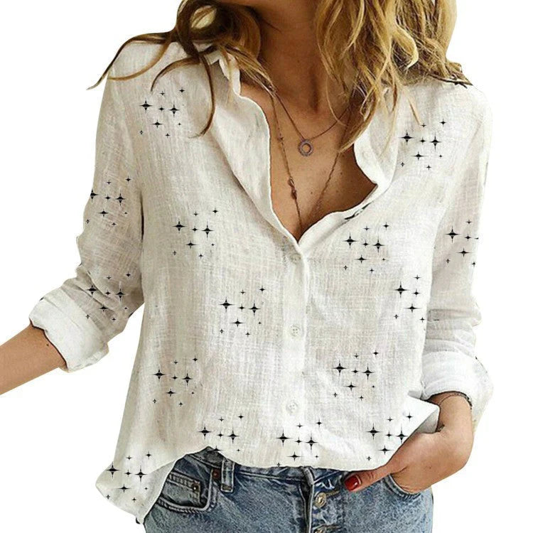 Sophie | Classic Printed Blouse