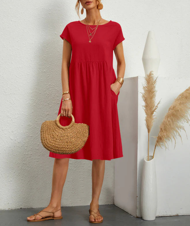 Zinnia | Tummy Covering Summer Dress